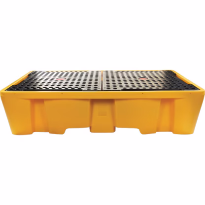 Double IBC Spill Pallet, 317 US gal. Spill Capacity, 89" x 57" x 23"