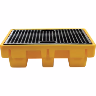 2-Drum Spill Pallet, 61 US gal. Spill Capacity, 51.5" x 36" x 15"