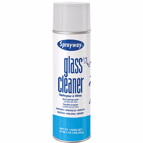 Glass Cleaner, 20 oz., Aerosol Can