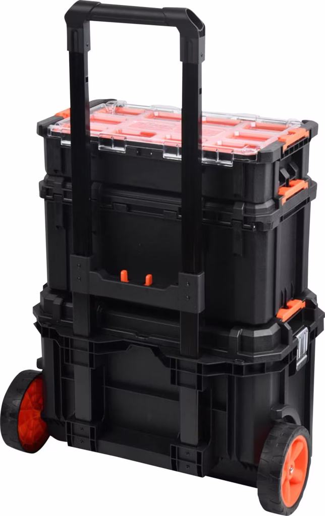 TOOLBOX 3PC POLY PORTBL/STAKBL - Image 2