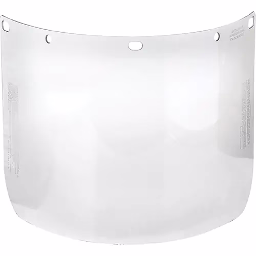 Dynamic™ Faceshield Visor Window, PETG, Clear Tint