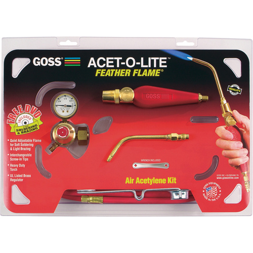 Goss KA-1H Air-Acetylene Feather Flame Torch Kits-(Each)