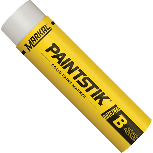 Markal 080260 Paintstik® Original B® Jumbo Paint Marker Paintstik<sup>®</sup> Original B<sup>®</sup> Jumbo Paint Marker, Solid Stick, White - Each
