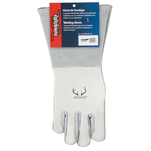 Weld-Mate Comfoflex® Welding Gloves Comfoflex<sup>®</sup> Welding Gloves, Split Deerskin, Size Large - Pair
