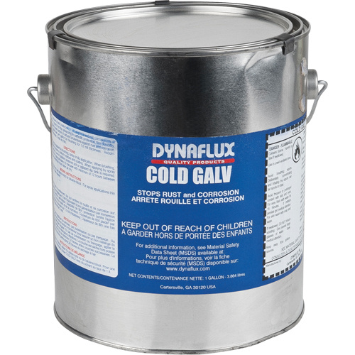 Dynaflux Quality Products 306-2X1 Cold Galv - Zinc Galvanizing Coating Cold Galv - Zinc Galvanizing Coating, Gallon - Can