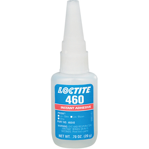 Loctite 135463 Prism 460 Instant Adhesive, Clear, Bottle, 20 g-(Bottle)