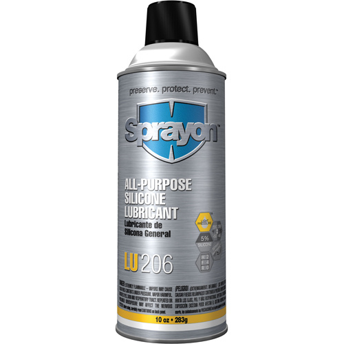 Sprayon SC0206000 LU206 All-Purpose Silicone Lubricant LU206 All-Purpose Silicone Lubricant, Aerosol Can - Can