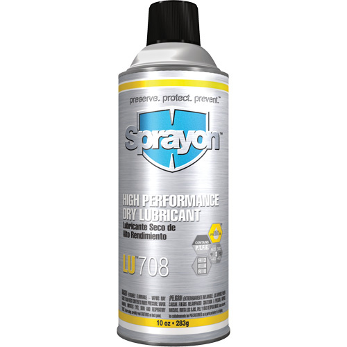 Sprayon SC0708000 LU708 High Performance Dry Lubricant LU708 High Performance Dry Lubricant, Aerosol Can - Can