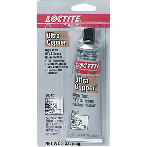 Loctite 198818 5920 High Temp RTV Silicone Gasket Maker 5920 High Temp RTV Silicone Gasket Maker, Tube, Copper - Each