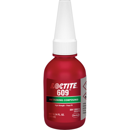Loctite Retaining Compound 609 General Purpose  (Bottle)-Click on options for variations & Details.