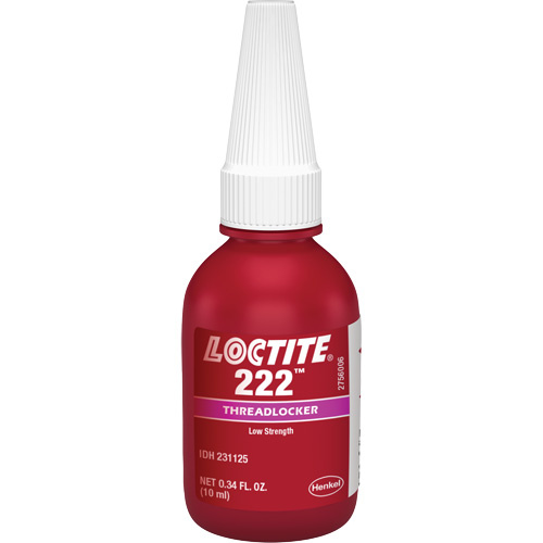 Loctite Threadlocker 222 Small Screw  (Bottle)-Click on options for variations & Details.