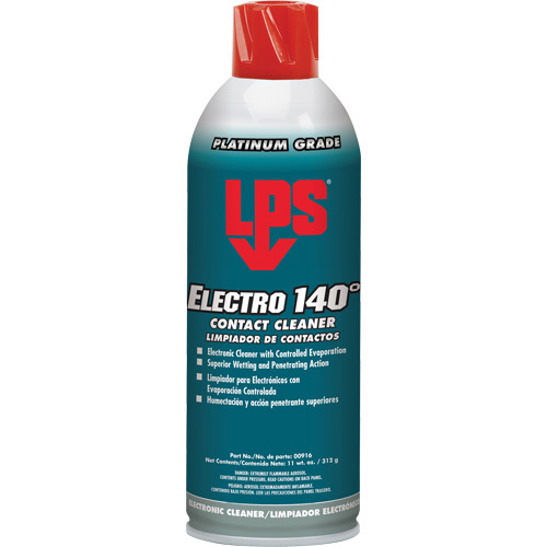 LPS C00916 Electro 140° Contact Cleaner, Aerosol Can-(Can)