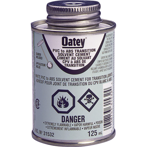 Oatey 31530 ABS To PVC Transition Cement ABS To PVC Transition Cement - Can