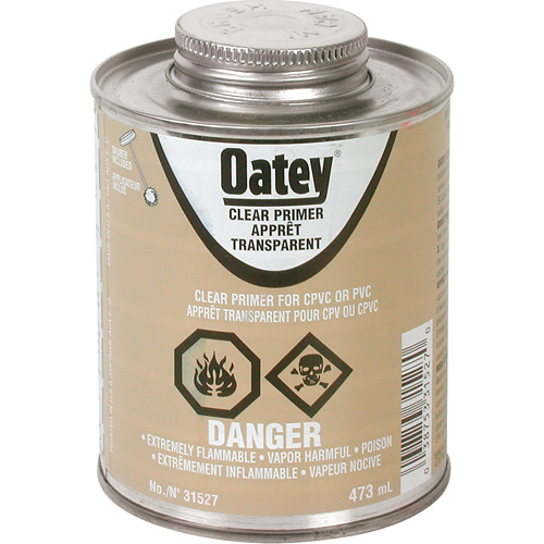 Oatey 31527 Clear Primer Clear Primer, 473 ml, Brush Top Can - Can