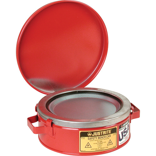 Justrite Bench Cans  (Each)-Click on options for variations & Details.