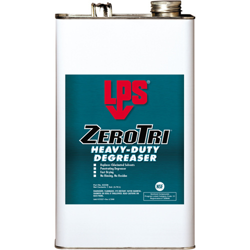 LPS C03528 ZeroTri Heavy-Duty Degreaser, Gallon-(Bottle)