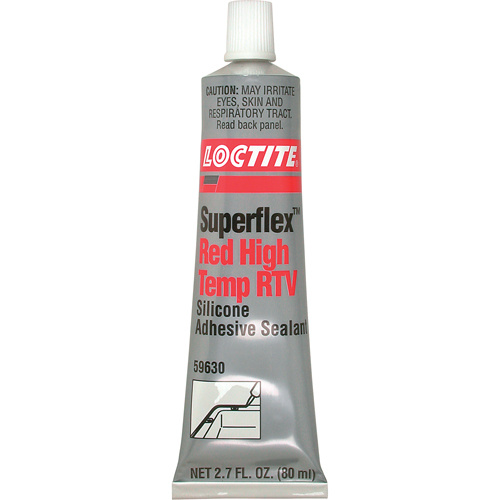 Loctite 135507 Superflex High Temp RTV Silicone Adhesive Sealant, Tube, Red-(Each)