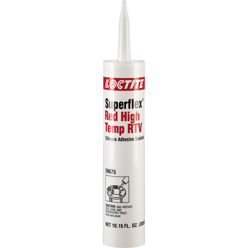 Loctite 198817 Superflex™ High Temp RTV Silicone Adhesive Sealant Superflex™ High Temp RTV Silicone Adhesive Sealant, Cartridge, Red - Each