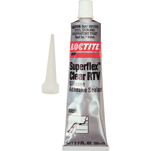 Loctite 160809 Superflex™ RTV Silicone Adhesive Sealant Superflex™ RTV Silicone Adhesive Sealant, Tube, Clear - Each
