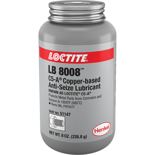 Loctite 234263 C5-A™ Copper Based Anti-Seize C5-A™ Copper Based Anti-Seize, 287 g., Brush Top Can, 1800°F (982°C) Max Temp. - Can