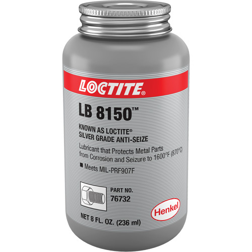 Loctite 199012 Silver Grade Anti-Seize, Brush Top Can, 1600°F (871°C) Max. Temp.-(Can)