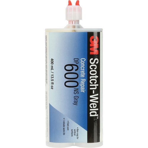3M DP600NS-400ML-GRY Scotch-Weld™ Concrete Repair Scotch-Weld™ Concrete Repair, Tube, Grey - Each