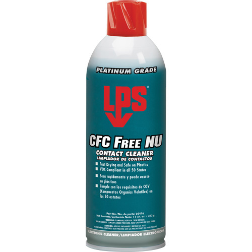 LPS 05416 CFC Free NU LVC Contact Cleaner, Aerosol Can-(Can)