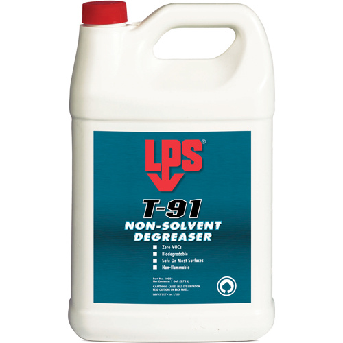 LPS C06301 T-91 Non-Solvent Degreaser, Bottle-(Bottle)