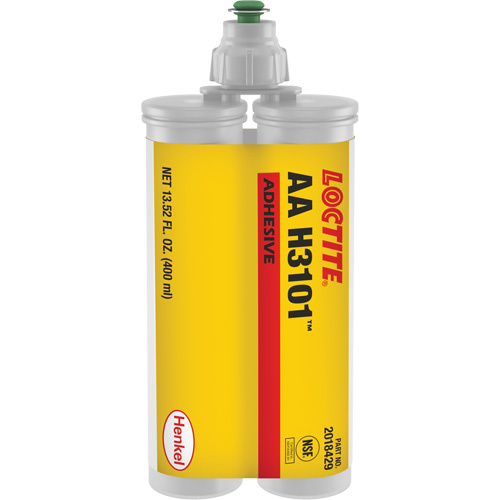 Loctite 2018429 AA H3101™ Structural Adhesive AA H3101™ Structural Adhesive, Two-Part, Dual Cartridge, 400 ml, White - Each