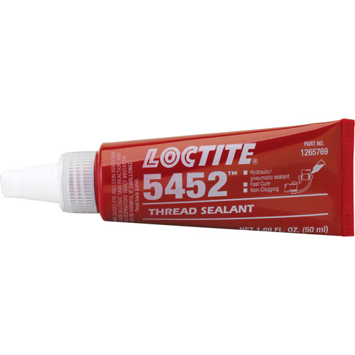 Loctite 1265769 5452™ Fast Cure Thread Sealants 5452™ Fast Cure Thread Sealants, Tube, 50 ml, -54° C - 149° C/-65° F - 300° F - Each