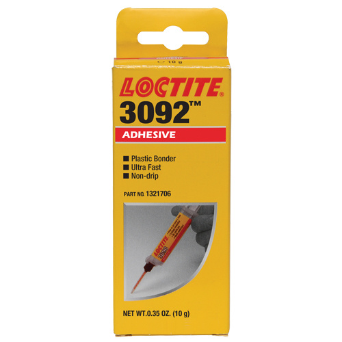Loctite 1807961 3092 2-Part Adhesive 3092 2-Part Adhesive, Clear, Cartridge, 0.35 oz. - Each