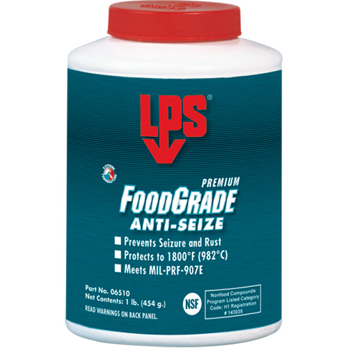 LPS C06510 Food Grade Anti-Seize, 1 lb., Bottle-(Bottle)