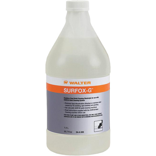 Walter Surface Technologies 54A065 SURFOX-G™ Weld Cleaner SURFOX-G™ Weld Cleaner, Bottle - Bottle
