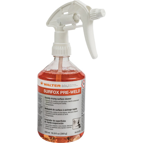 Walter Surface Technologies 54A073 Surfox™ Pre-Weld Surfox™ Pre-Weld, Trigger Bottle - Bottle