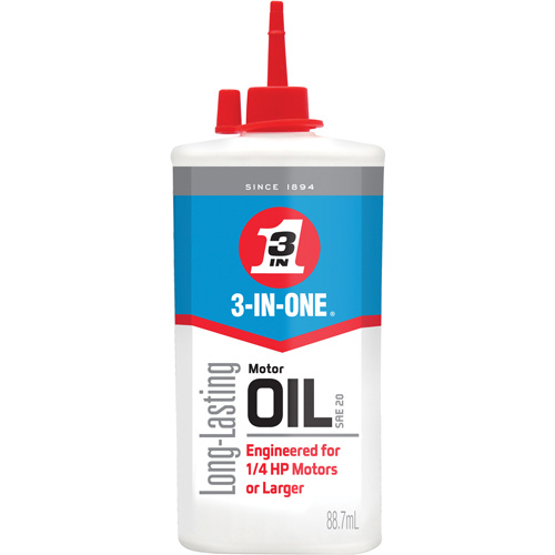 WD-40 01045 3-IN-1® Motor Oil 3-IN-1<sup>®</sup> Motor Oil, 88.7 ml, Bottle - Bottle