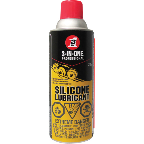 WD-40 01041 3-IN-1® Silicone Lubricant 3-IN-1<sup>®</sup> Silicone Lubricant, Aerosol Can - Can