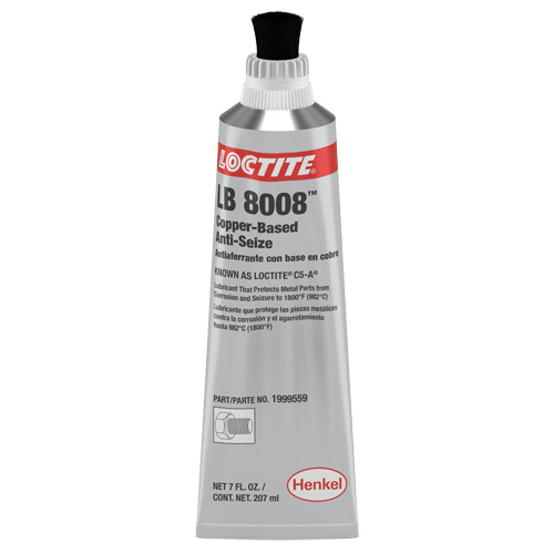 Loctite 1999559 C5-A™ Copper Based Anti-Seize C5-A™ Copper Based Anti-Seize, 7 oz., Tube, 1800°F (982°C) Max Temp. - Each