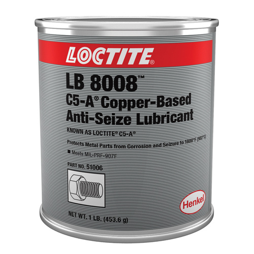 Loctite 234202 Loctite® C5-A Copper Anti-Seize Loctite<sup>®</sup> C5-A Copper Anti-Seize, 1 lbs., Can, 1800°F (982°C) Max Temp. - Can