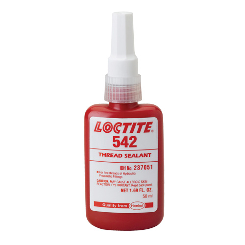 Loctite 237051 542 Thread Sealant 542 Thread Sealant, Bottle, 50 ml, -54° C - 149° C/-65° F - 300° F - Bottle