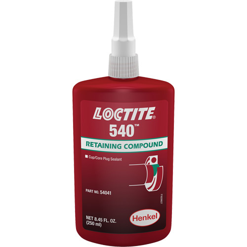 Loctite 88545 Loctite® 540 Retaining Compound Loctite<sup>®</sup> 540 Retaining Compound, 250 ml, Bottle, Blue - Bottle