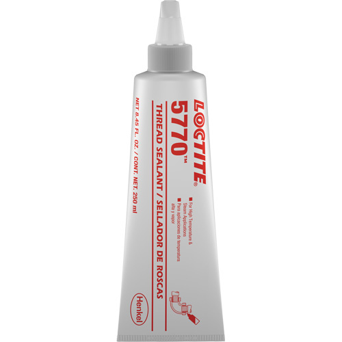 Loctite 1138281 5770 Thread Sealant 5770 Thread Sealant, Bottle, 250 ml, -54° C - 149° C/-65° F - 300° F - Each