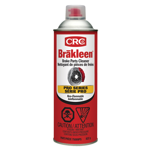 CRC Canada 1006334 Brakleen Pro-Series Non-Flammable Brake Cleaner, Aerosol Can-(Can)