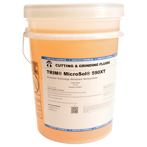 Master Fluid Solutions MS590XT/5 TRIM® Microsol® 590XT Aerospace Semi-Synthetic Coolant TRIM<sup>®</sup> Microsol<sup>®</sup> 590XT Aerospace Semi-Synthetic Coolant, Pail - Pail
