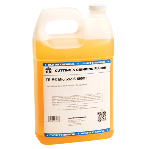 Master Fluid Solutions MS690XT/1 TRIM® Microsol® 690XT Premium Semi-Synthetic Coolant TRIM<sup>®</sup> Microsol<sup>®</sup> 690XT Premium Semi-Synthetic Coolant, Jug - Bottle