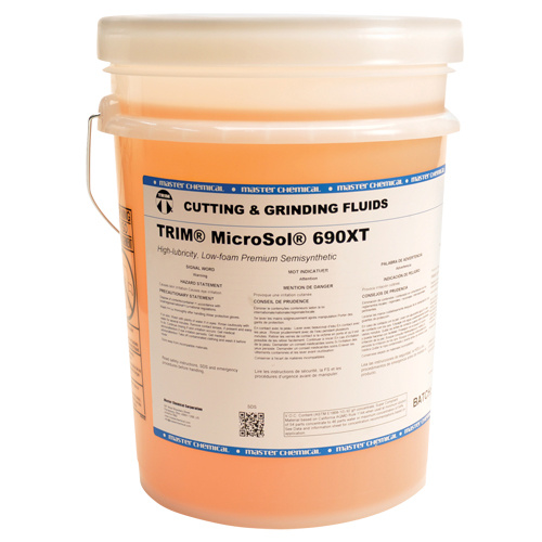 Master Fluid Solutions MS690XT/5 TRIM® Microsol® 690XT Premium Semi-Synthetic Coolant TRIM<sup>®</sup> Microsol<sup>®</sup> 690XT Premium Semi-Synthetic Coolant, Pail - Pail