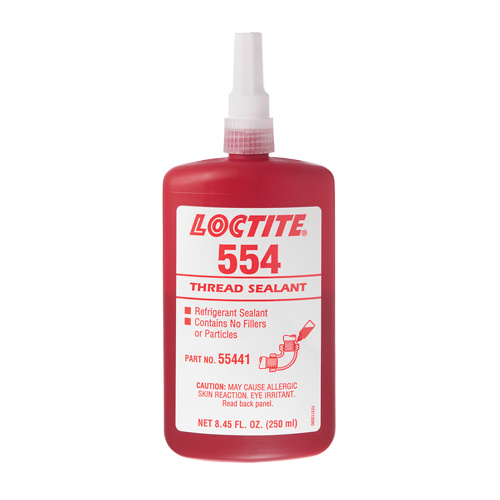 Loctite 231643 554™ Thread Sealant 554™ Thread Sealant, Bottle, 10 ml, -53.89° C - 148.89° C/-65°F - 300°F - Bottle