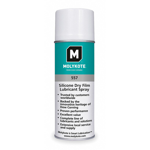 Molykote 557 Silicone Dry Film Lubricant Molykote 557 Silicone Dry Film Lubricant, Aerosol Can - Can