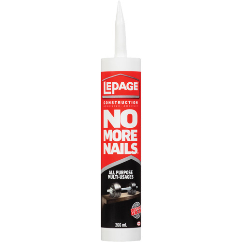 Lepage 2048233 No More Nails® All-Purpose Construction Adhesive No More Nails<sup>®</sup> All-Purpose Construction Adhesive - Each