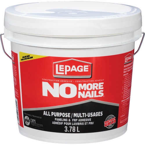 Lepage 2075280 No More Nails® All-Purpose Construction Adhesive No More Nails<sup>®</sup> All-Purpose Construction Adhesive - Pail