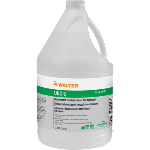Walter Surface Technologies 53G035 Uno™ S High Strength Cleaner & Degreaser Uno™ S High Strength Cleaner & Degreaser - Bottle
